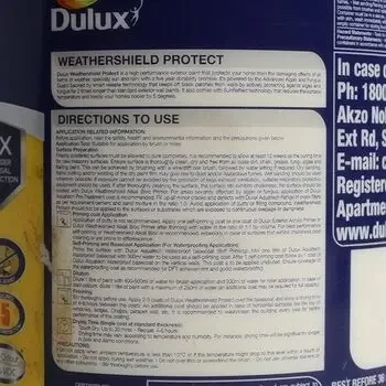 DULUX WEATHERSHIELD PROTECT VIBRANT YELLOW BASE 0.9LTR DULUX WEATHERSHIELD PROTECT WH | Model: IN36409872