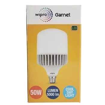 WIPRO GARNET LED BULB WHITE COOL DAY LIGHT B22 50W WIPRO | Model: N50201