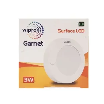 WIPRO 3W SURFACE PANEL STRIKER 6K WHITE WIPRO | Model: D640365