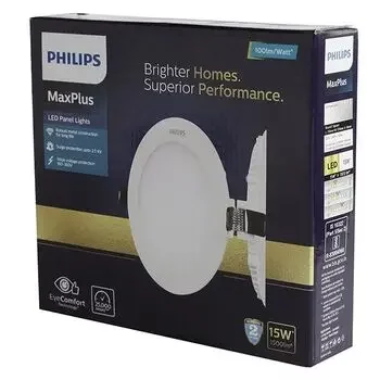 PHILIPS 15W ROUND ASTRA MAX PLUS LED WARM WHITE METAL PANEL & DOWNLIGHT PHILIPS | Model: 929001951856