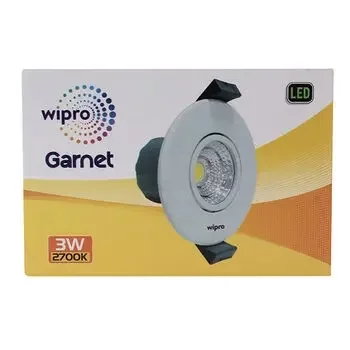 WIPRO GARNET 3W MINI LED SPOT LIGHT 2700K WIPRO | Model: D340327