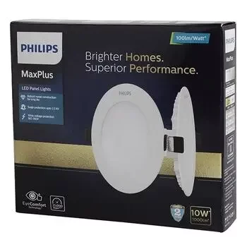 PHILIPS 10W ROUND ASTRA MAX PLUS LED COOL DAY LIGHT METAL PANEL & DOWNLIGHT PHILIPS | Model: 929001951852