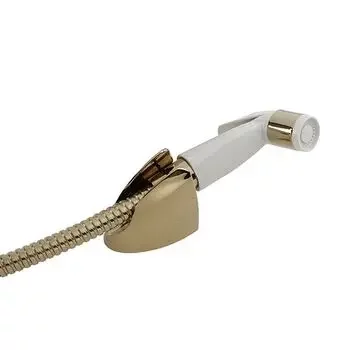 KOHLER HEALTH FAUCET / JET SPRAY W/WHITE SDSPRAY, M HOSE FRENCH GOLD GLOSSY KOHLER | Model: 12925IN-AF