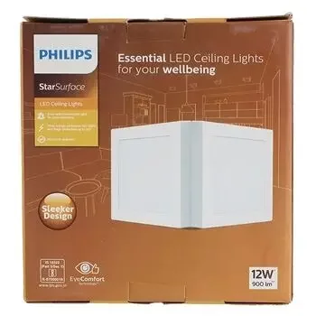 PHILIPS 59138 12W SQUARE STAR SURFACE NEW PHILIPS | Model: 915005584801