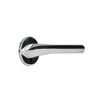 YALE SOLID BRASS LEVER HANDLE YPBL -808 WITH ESCUTCHEONS, CP LEVER HANDLES YALE Model: YPBL-808-CP