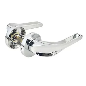YALE SOLID BRASS LEVER HANDLE YPBL-801 WITH A PAIR OF ESCUTCHEON (CP) LEVER H YALE Model: YPBL-801-CP