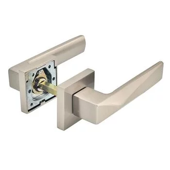 YALE SOLID BRASS LEVER HANDLE YPBL -807 WITH ESCUTCHEONS, SS LEV YALE Model: YPBL-807-SS