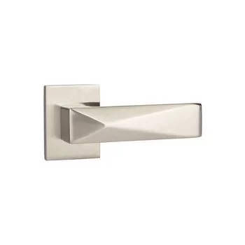 YALE SOLID BRASS LEVER HANDLE YPBL -807 WITH ESCUTCHEONS, SS LEV YALE Model: YPBL-807-SS