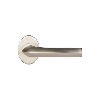 YALE SOLID BRASS LEVER HANDLE YPBL -808 WITH ESCUTCHEONS, SS LEV YALE Model: YPBL-808-SS