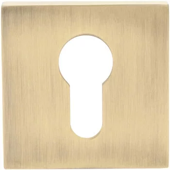 YALE SOLID BRASS LEVER HANDLE YPBL-804 WITH A PAIR OF ESCUTCHEON (AB) LEVER H YALE Model: YPBL-804-AB