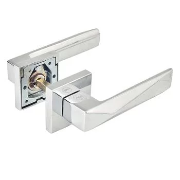 YALE SOLID BRASS LEVER HANDLE YPBL -807 WITH ESCUTCHEONS, CP LEVER HANDLES YALE Model: YPBL-807-CP