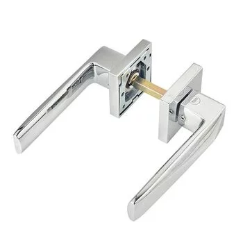 YALE SOLID BRASS LEVER HANDLE YPBL -807 WITH ESCUTCHEONS, CP LEVER HANDLES YALE Model: YPBL-807-CP
