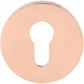 YALE YALE PREMIUM PVD BRASS LEVER HANDLE WITH ROSE/ESCUTCHEONS, ROSE/ GOLD YP YALE Model: YPVL-901-RG