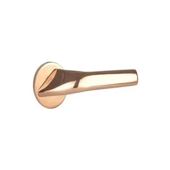 YALE YALE PREMIUM PVD BRASS LEVER HANDLE WITH ROSE/ESCUTCHEONS, ROSE/ GOLD YP YALE Model: YPVL-902-RG