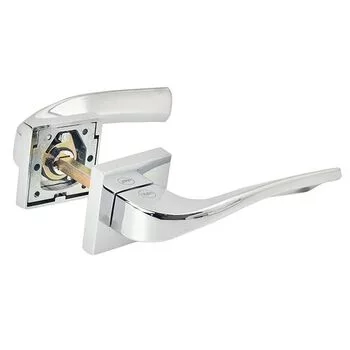 YALE YALE PREMIUM BRASS LEVER HANDLE YPBL -809 WITH ROSE/ESCUTCHEONS, CP FINI YALE Model: YPBL-809-CP
