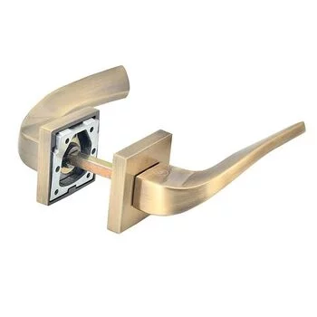 YALE YALE PREMIUM BRASS LEVER HANDLE YPBL -809 WITH ROSE/ESCUTCHEONS, AB FINI YALE Model: YPBL-809-AB