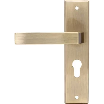 YALE MORTISE COMBO SET WITH 8IN BP 60MM CYLINDER TT WITH 50MM C/C 50MM// BS LOCK BODY AB LEVER HANDLES YALE Model: YMC501-8P-60MM-5050-TT-AB