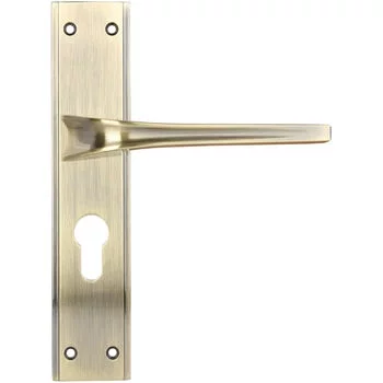 YALE MORTISE COMBO SET ROSE ESCUTCHEONS 60MM CYLINDER DC WITH 85MM C/C// 45MM BS L YMC511 LEVER HANDLES YALE | Model: YMC511-RE-60MM-8545-DC-AB