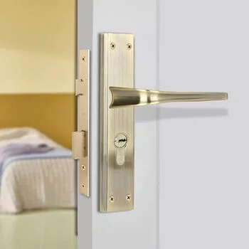 YALE MORTISE COMBO SET ROSE ESCUTCHEONS 60MM CYLINDER DC WITH 85MM C/C// 45MM BS L YMC511 LEVER HANDLES YALE | Model: YMC511-RE-60MM-8545-DC-AB