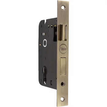 YALE MORTISE COMBO SET WITH 8IN BP 60MM CYLINDER TT WITH 50MM C/C 50MM// BS LOCK BODY AB LEVER HANDLES YALE Model: YMC511-8P-60MM-5050-TT-AB