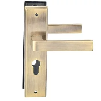 YALE MORTISE COMBO SET WITH 8IN BP 60MM CYLINDER TT WITH 50MM C/C 50MM// BS LOCK BODY AB LEVER HANDLES YALE Model: YMC503-8P-60MM-5050-TT-AB