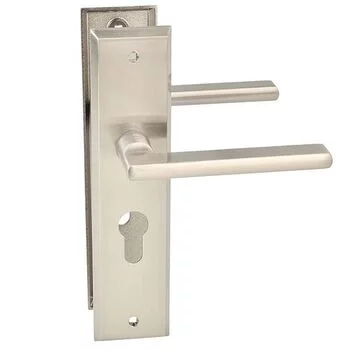YALE MORTISE COMBO SET WITH 8IN BP 60MM CYLINDER DC WITH 50MM C/C 50MM// BS LOCK BODY STAINLESS STEEL LEVER HANDLES YALE Model: YMC502-8P-60MM-5050-DC-SS