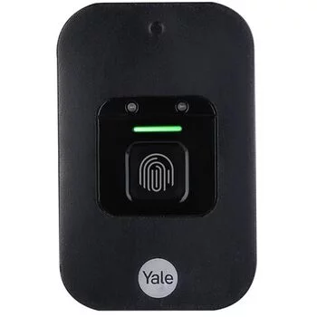 YALE FINGERPRINT WARDROBE LOCK FOR SLIDING DOOR MOUNTED BLACK YALE Model: FP-SL-F-B- 02