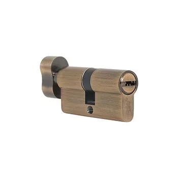 YALE EURO PROFILE CYLINDER 70MM ONESIDE THUMBTURN DIMPLE KEY(AB) 70MM TT AB DK-S YALE Model: 70 MM TT AB DK-S