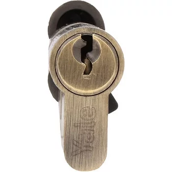 YALE MORTISE HANDLE YMC 501 WITH 60 MM CYLINDER KEY & KNOB (10 INCH) AB FINISH YALE Model: YMC501-10-60MM-8545-TT-AB