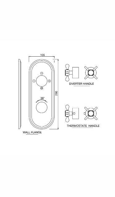 Aquamax Thermostatic Shower Mixer | Model : QQP-GDS-7683PM