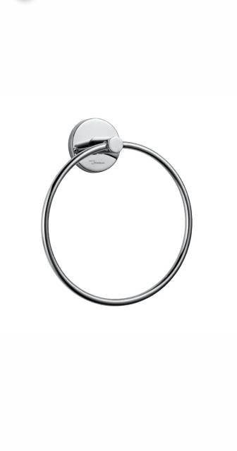 Towel Ring Round With Round Flange | Model : ACN-CHR-1121BN