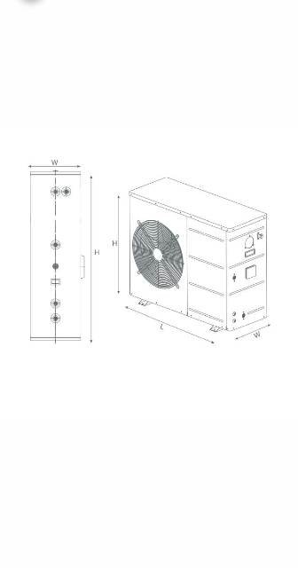 Integra-X Split Heat Pump 300 LTR | Model : HPS-WHT-300X