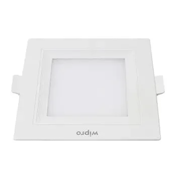 WIPRO GARNET WAVE 10W LED SQUARE SLIM PANEL 4000K WIPRO | Model: D721040/DH21040