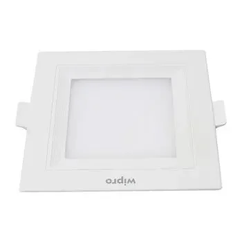 WIPRO GARNET WAVE 3W LED SQUARE SLIM PANEL COOL DAY LIGHT WIPRO | Model: D720360/DH20360