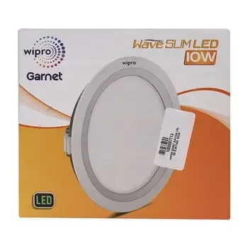 WIPRO GARNET WAVE 10W LED ROUND SLIM PANEL 4000K WIPRO | Model: D711040/DH11040