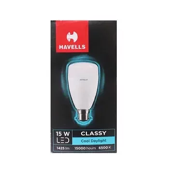 HAVELLS CLASSY LED 3 STAR COOL DAY LIGHT B22 15W HAVELLS | Model: LHLDEUEEML8R015