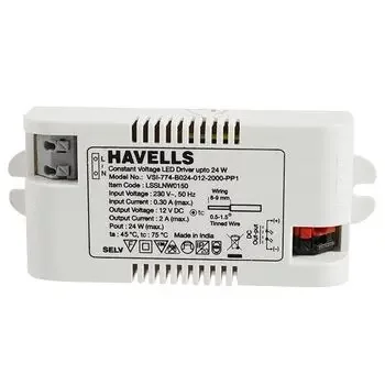 HAVELLS CONSTANT VOLTAGE 12 VOLT 2A DRIVER HAVELLS | Model: LSSLNW0150