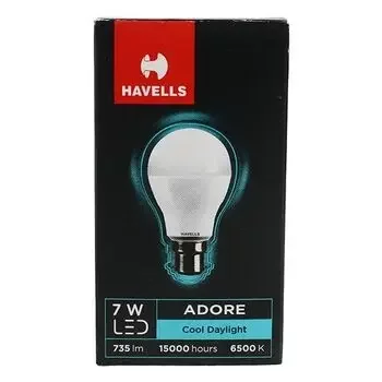 HAVELLS LED ADORE 4 STAR LAMP COOL DAY LIGHT B22 7W HAVELLS | Model: LHLDEUEBML8R007