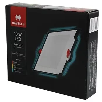 HAVELLS LED TRIM NXT PANEL 10W SQ WARM WHITE LHEBLEPBPVNW010 HAVELLS | Model: LHEBLEPBPVNW010