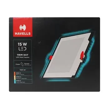 HAVELLS LED TRIM NXT PANEL 15W SQ COOL DAY LIGHT LHEBLEPFPVNW015 HAVELLS | Model: LHEBLEPFPVNW015