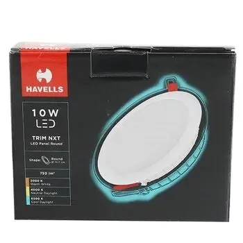 HAVELLS LED TRIM NXT PANEL 10W RD NORMAL WHITE LHEBLDPDPVNW010 HAVELLS | Model: LHEBLDPDPVNW010