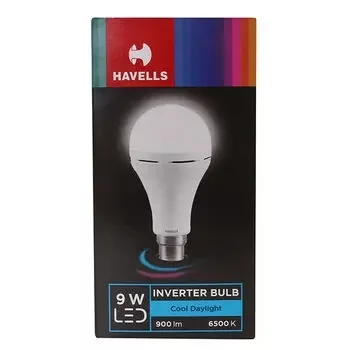 HAVELLS LED INVERTER BULB COOL DAY LIGHT B22 9W HAVELLS | Model: LHLDEGEDML8O009