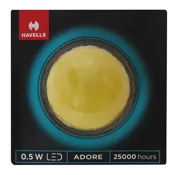 HAVELLS LED LAMP G45 220-240V YELLOW 0.5W HAVELLS | Model: LHLDAFUEUCNX0X5