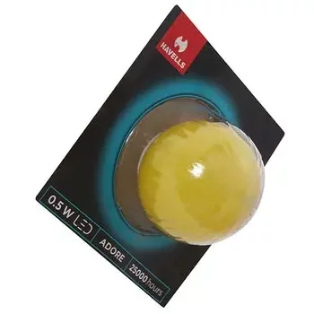 HAVELLS LED LAMP G45 220-240V YELLOW 0.5W HAVELLS | Model: LHLDAFUEUCNX0X5