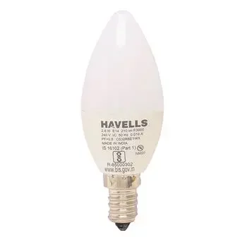 HAVELLS LED ADORE E14 CANDLE LAMP WARM WHITE 2.8W HAVELLS | Model: LHLDEUOCMC8R2X8
