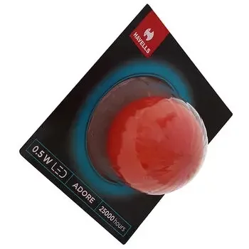 HAVELLS LED LAMP G45 220-240V RED 0.5W HAVELLS | Model: LHLDAFUEUPNX0X5