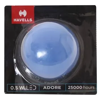 HAVELLS LED LAMP G45 220-240V BLUE 0.5W HAVELLS | Model: LHLDAFUEUSNX0X5