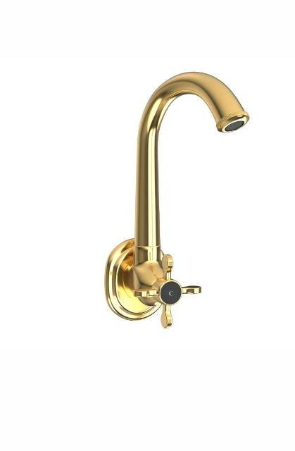 Sink Cock With Regular Swinging Spout | Model : QQP-GLD-7347PM