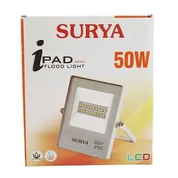 SURYA I-PAD LED FLOOD LIGHT COOL DAY LIGHT 50W SURYA | Model: 938451270101201