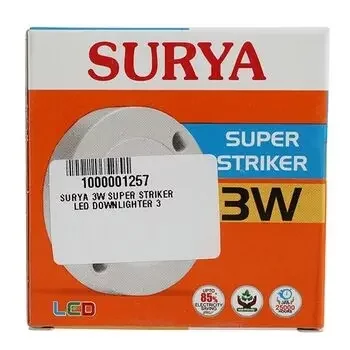 SURYA 3W SUPER STRIKER LED DOWNLIGHTER WARM WHIT SURYA | Model: 938311271802601